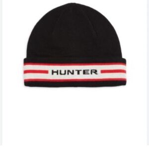 NWT Men’s Hunter Stripe fleece lined Ribbed Logo knit hat